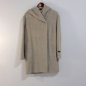 Andean Hooded Alpaca Blend Coat